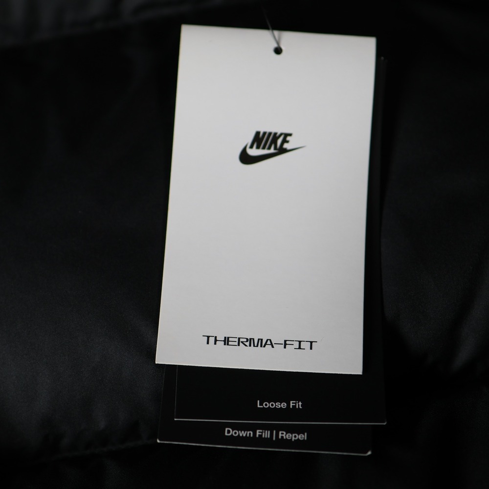 Nike Puffer Jacket Mens Small Black Sportswear Therma-FIT 650 Down IB2973-010 - Picture 8 of 12
